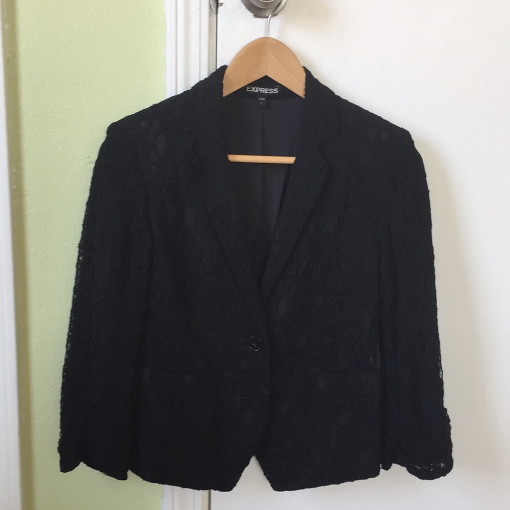 Express lace jacket.